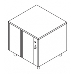 Шкаф расстойный для 10 противней с увлажнением, с установочной базой под пароконвектомат