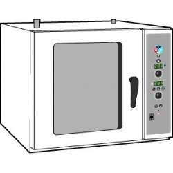 Печь конвекционная газовая, 7 гастроемкостей GN1/1, система самоочистки